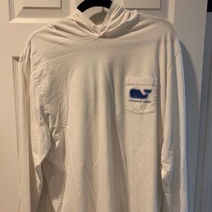 Vineyard Vines white long sleeve graphic hoodie